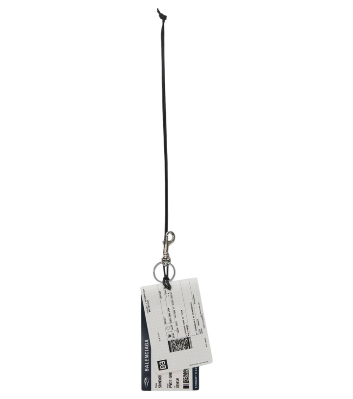 Photo: Balenciaga Train Ticket keychain