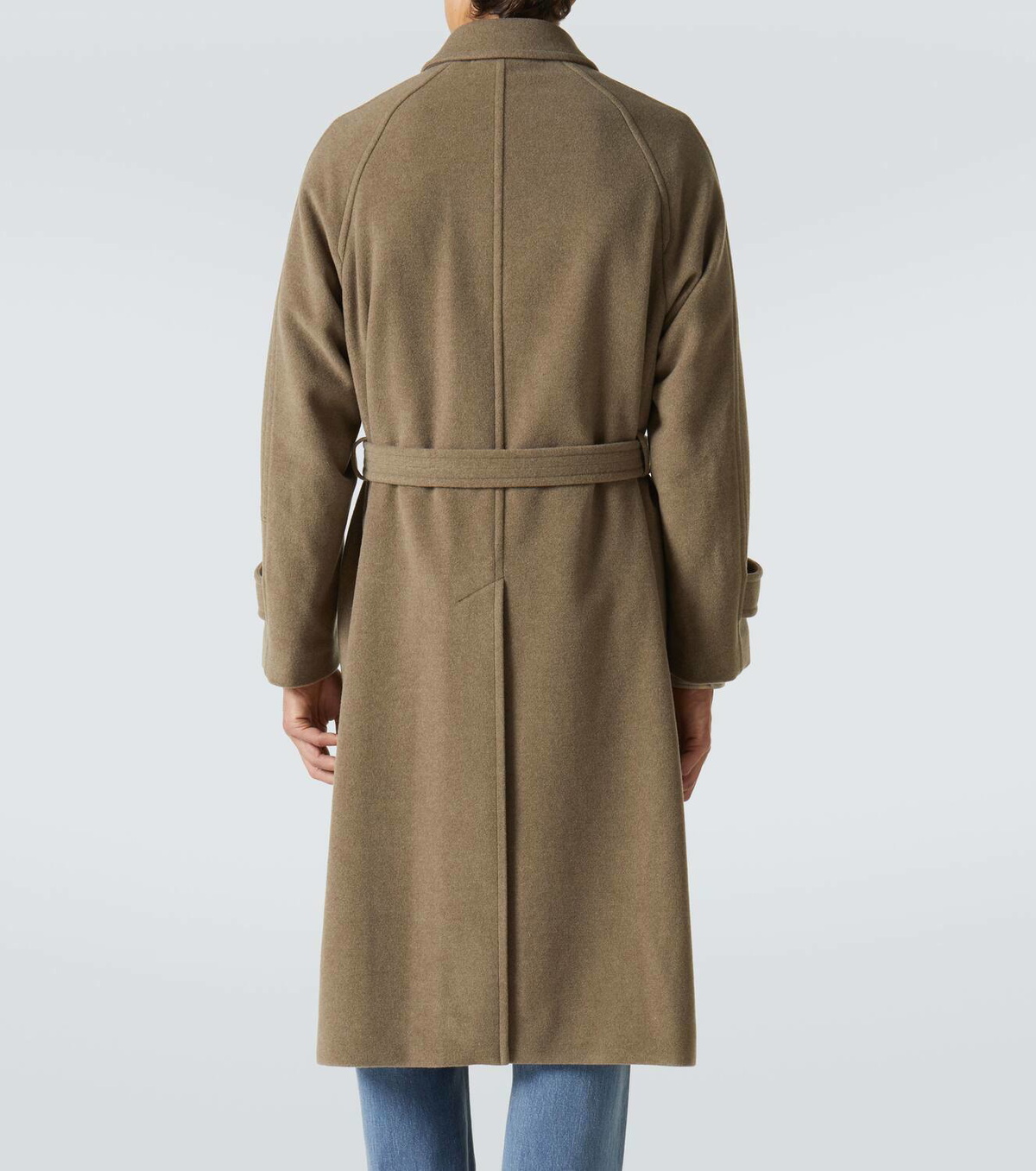 Auralee Belted wool coat