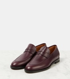 Loro Piana Sergio leather loafers