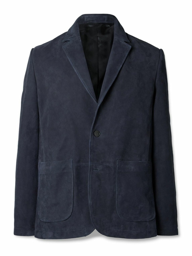 Photo: Mr P. - Suede Blazer - Blue