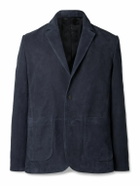 Mr P. - Suede Blazer - Blue