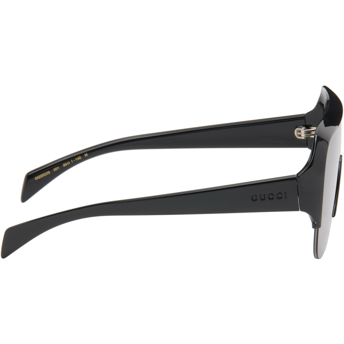 Gucci Black Shield Sunglasses