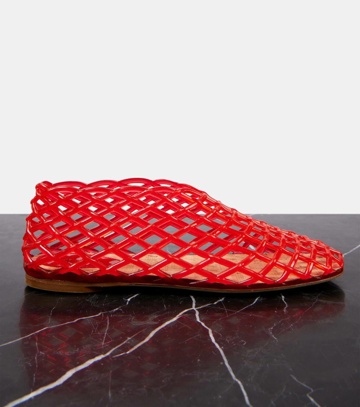 the-row-mara-pvc-net-flat-