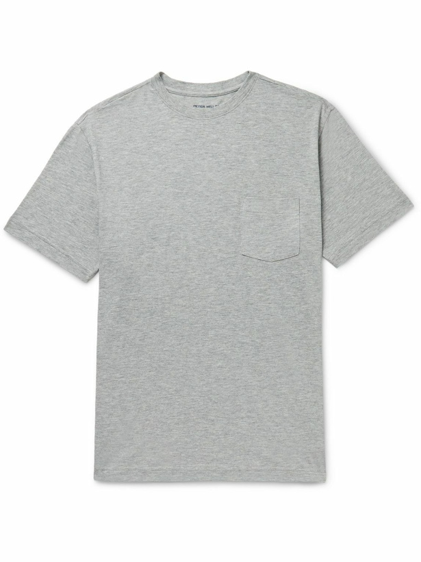 Photo: Peter Millar - Seaside Summer Cotton and Modal-Blend Jersey T-Shirt - Gray