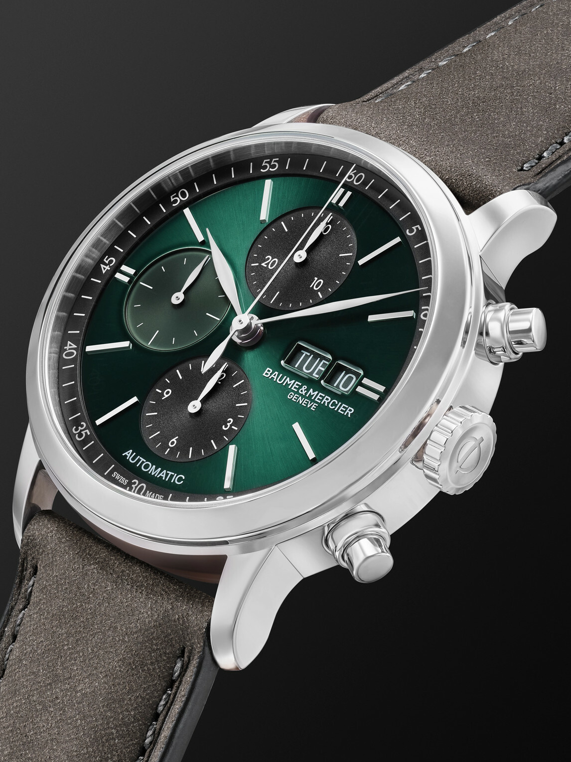 Baume & Mercier - Classima Automatic Chronograph Stainless Steel Watch, Ref. 10783