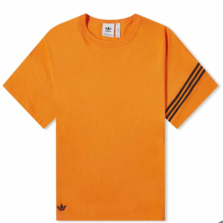 Photo: Adidas Men's Neu Classics T-Shirt in Semi Impact Orange