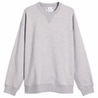 Nike Wool Classics Wool Sweatshirt in Matte Silver/Heather Grey