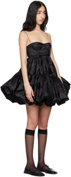 Cecilie Bahnsen Black Osha Minidress