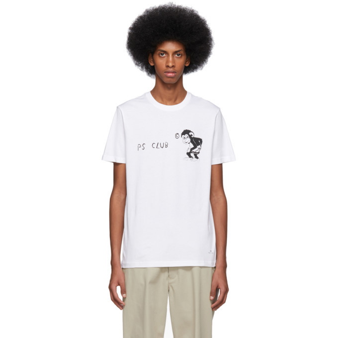 Photo: PS by Paul Smith White PS Club T-Shirt