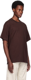 adidas Originals Brown Embroidered T-Shirt