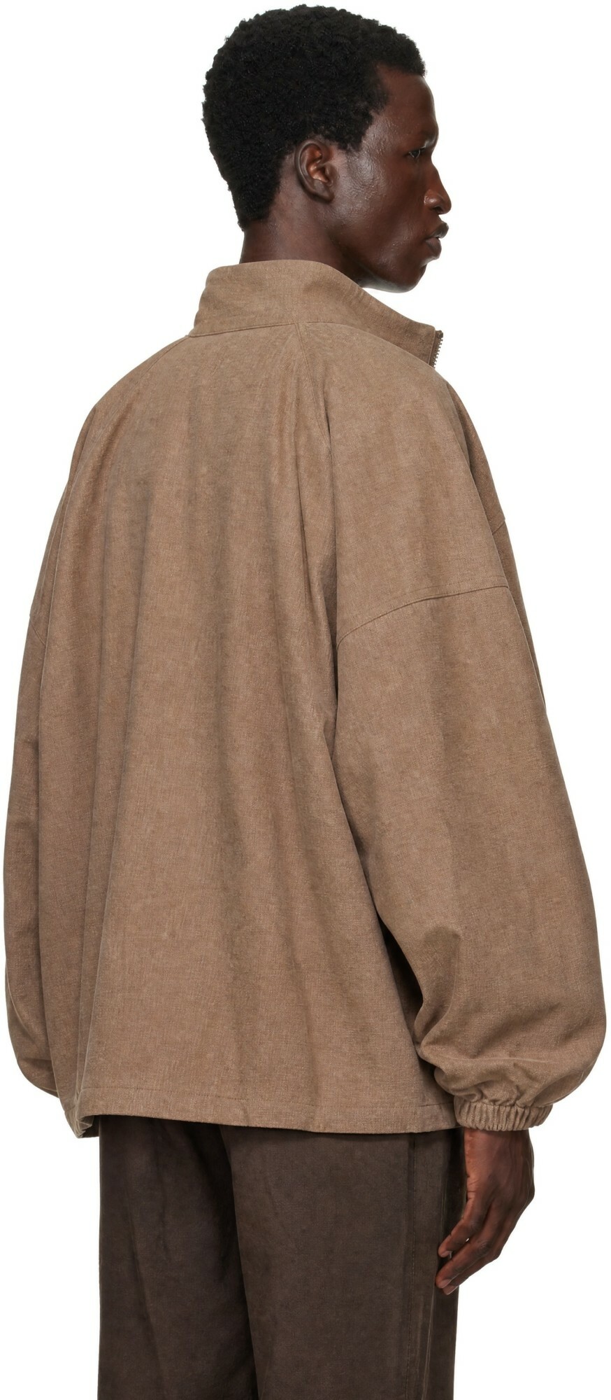 colbo Brown Half Zip Parka