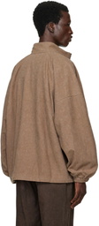 colbo Brown Half Zip Parka