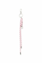 Diesel Metal and rope charm with Diesel pendant - Charms and Keyrings - Unisex - Pink