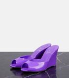 Christian Louboutin Me Dolly Zeppa patent leather sandals
