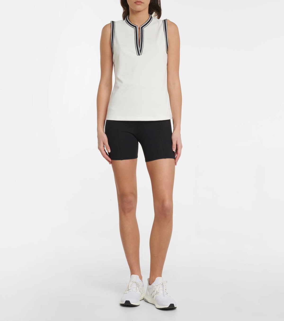 Tory Sport Piqué tennis top