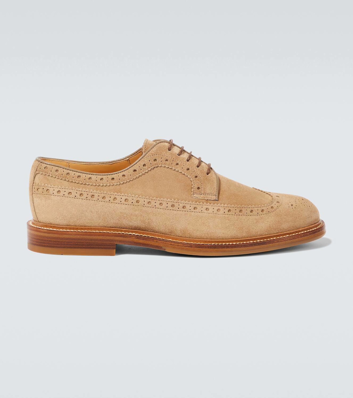 Brunello Cucinelli Suede longwing brogues Brunello Cucinelli