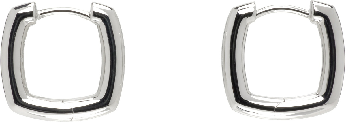 Tom Wood Sterling Silver Classic Small Hoop Earrings Tom Wood
