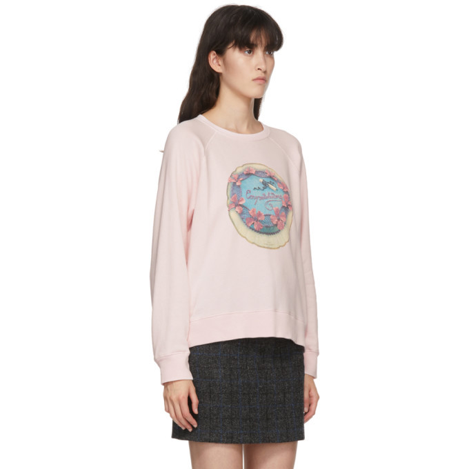 Marc Jacobs Pink The Shrunken Sweatshirt Marc Jacobs