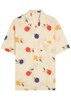 Smr Days Parasio Floral-print Cotton Shirt White