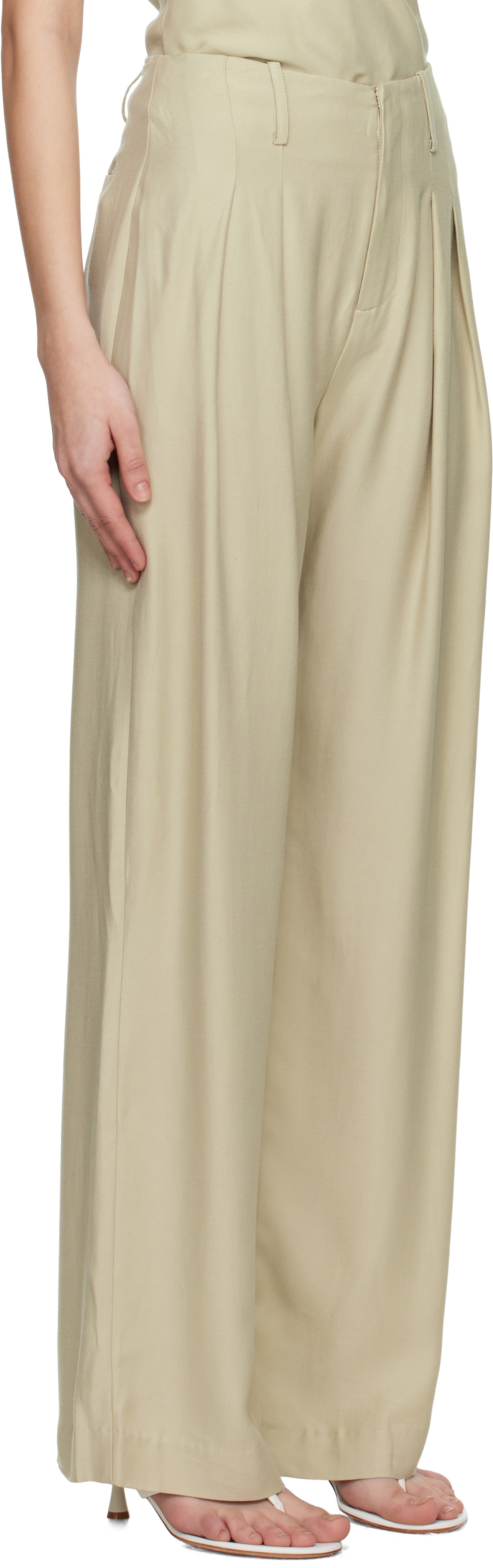 BEC + BRIDGE Beige Anka Trousers