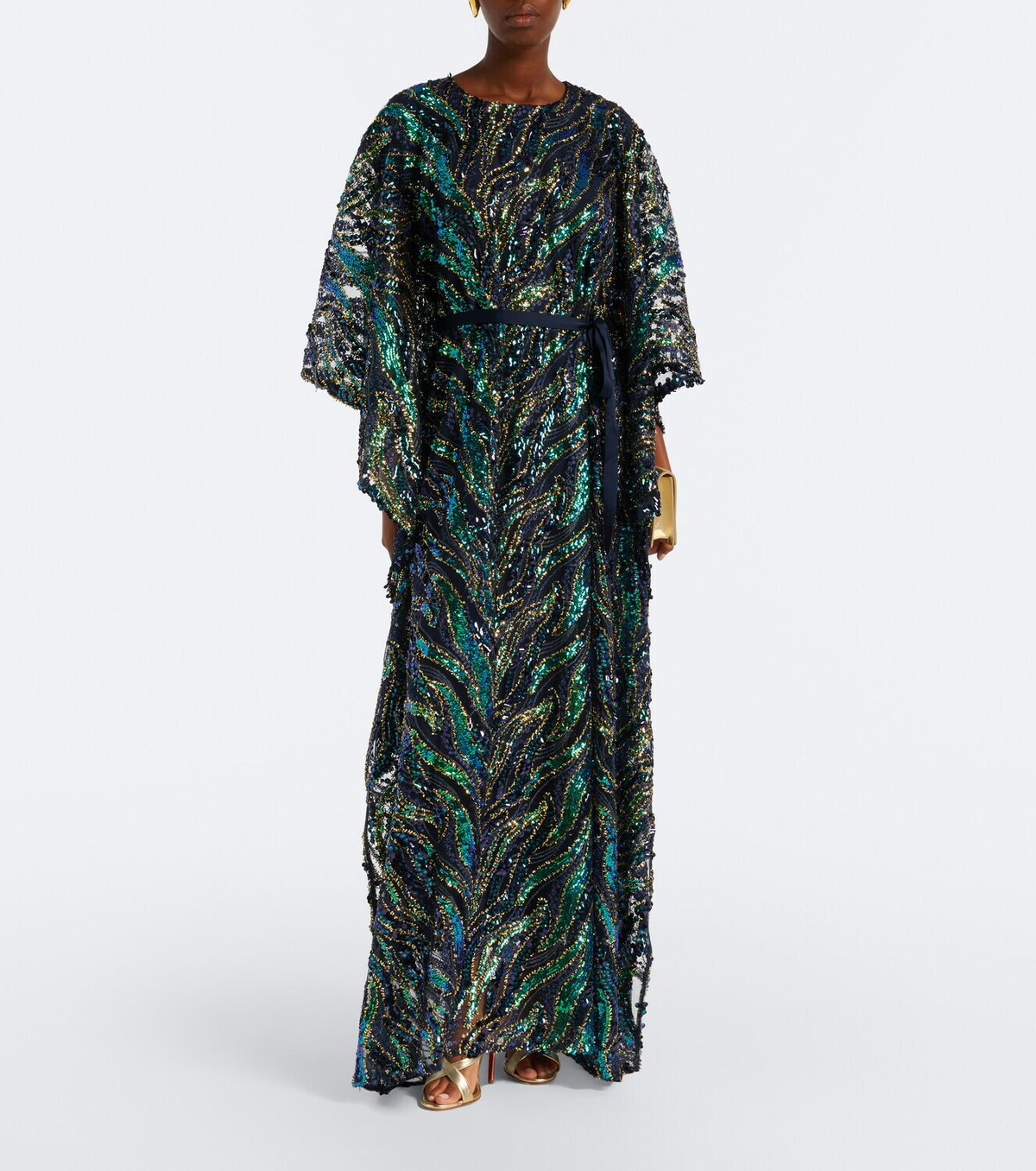 Taller Marmo Firefly sequined kaftan