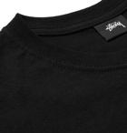 Stüssy - Printed Cotton-Jersey T-Shirt - Black