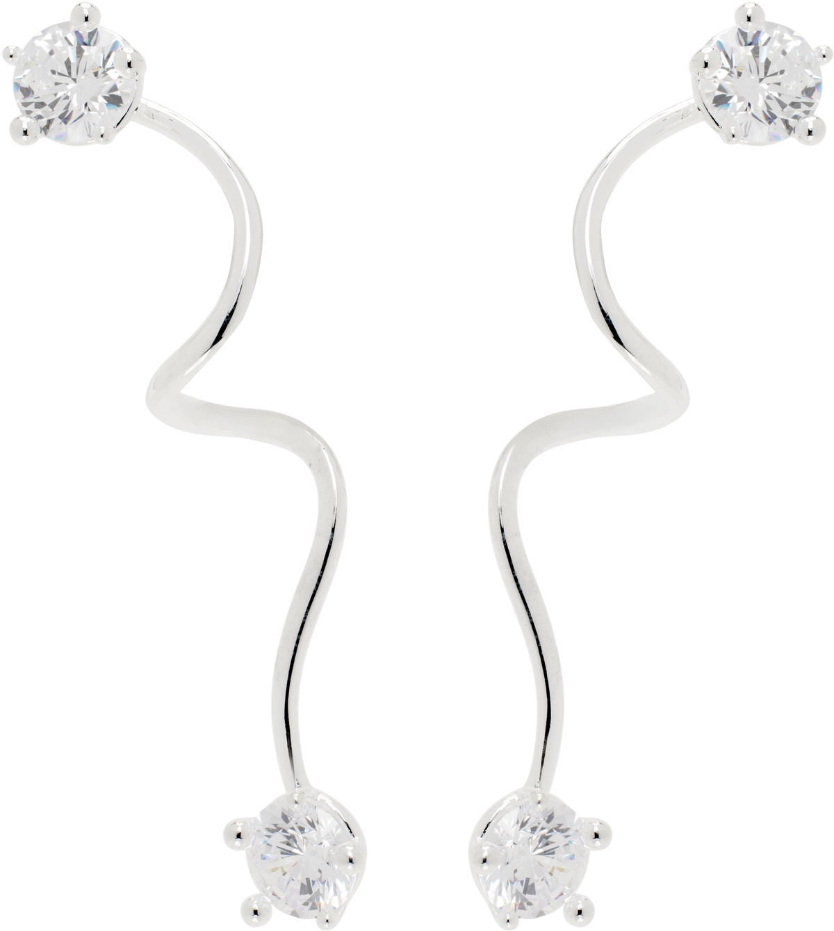 Panconesi Silver Constellation Earrings