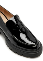 Stuart Weitzman Soho 75 Patent Leather Loafers Black
