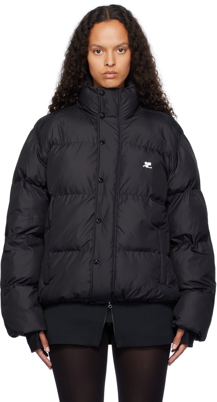 Photo: Courrèges Black Insulated Puffer Jacket
