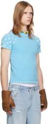ERL Blue Raglan T-Shirt