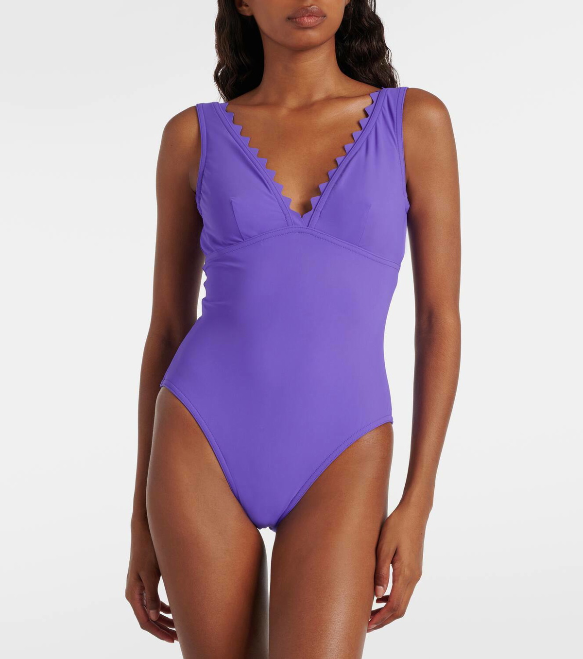 Karla Colletto Scalloped swimsuit