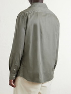 Brunello Cucinelli - Cotton-Twill Shirt - Green