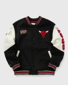 Mitchell & Ness Nba Team History Varsity Jacket Vintage Logo Chicago Bulls Black College Jackets/Team Jackets
