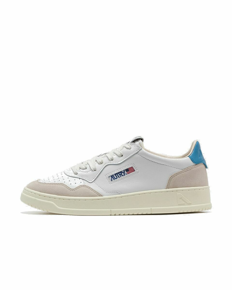 Photo: Autry Action Shoes Medalist Low Blue/White - Mens - Lowtop