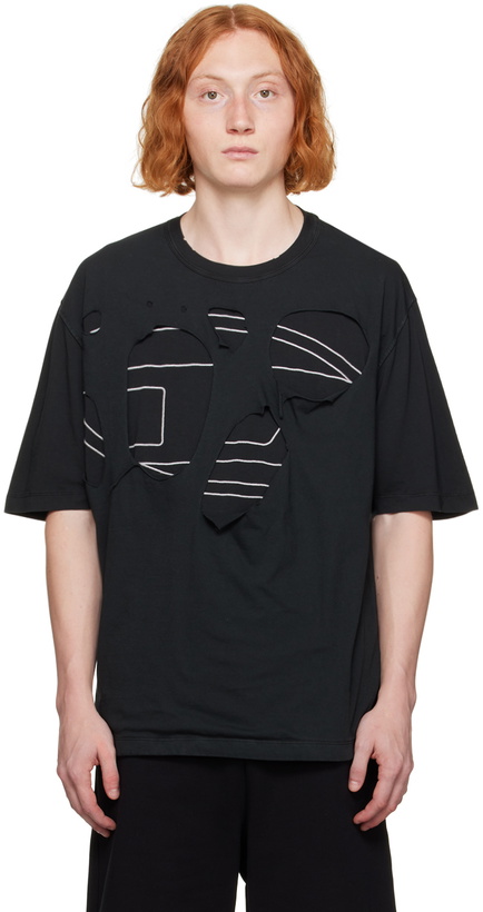 Photo: Diesel Black T-Strapoval T-Shirt