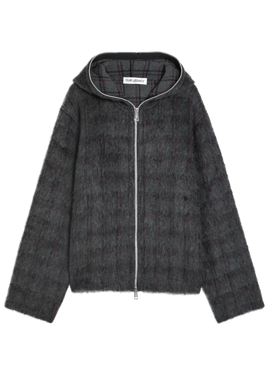 OUR LEGACY Black Ultra Zip Funnel Sweater Our Legacy