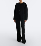 The Row Quintus wool and cashmere-blend jacket