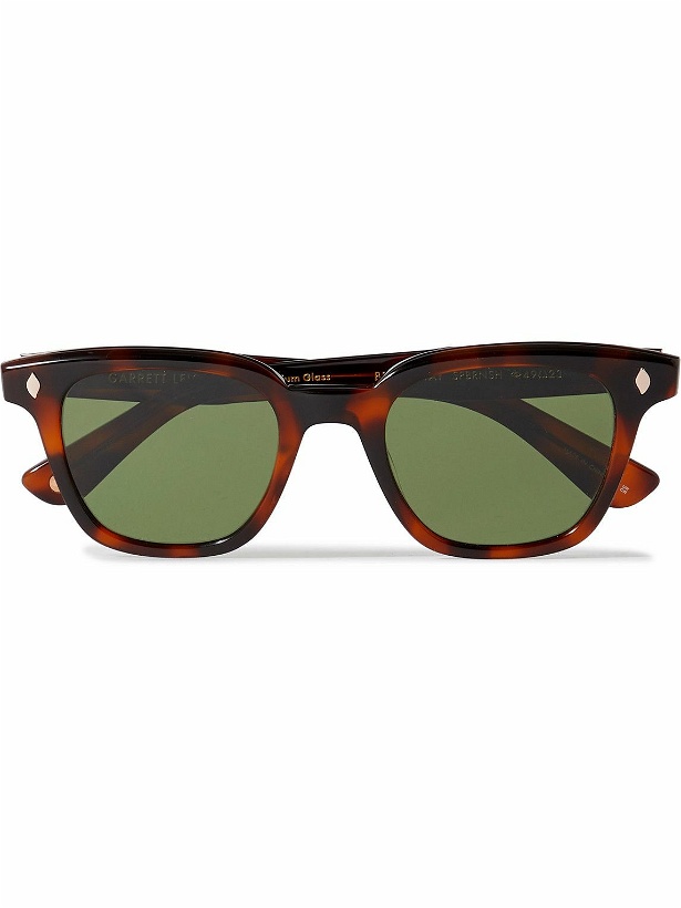 Photo: Garrett Leight California Optical - Broadway D-Frame Tortoiseshell Acetate Sunglasses