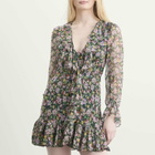 RIXO Women's Shalyn Dress in Jeannie Bloom Black