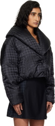 AMIRI Black MA Quad Shawl Down Jacket
