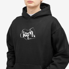 Lo-Fi Men's Broken Logo Hoodie in Black