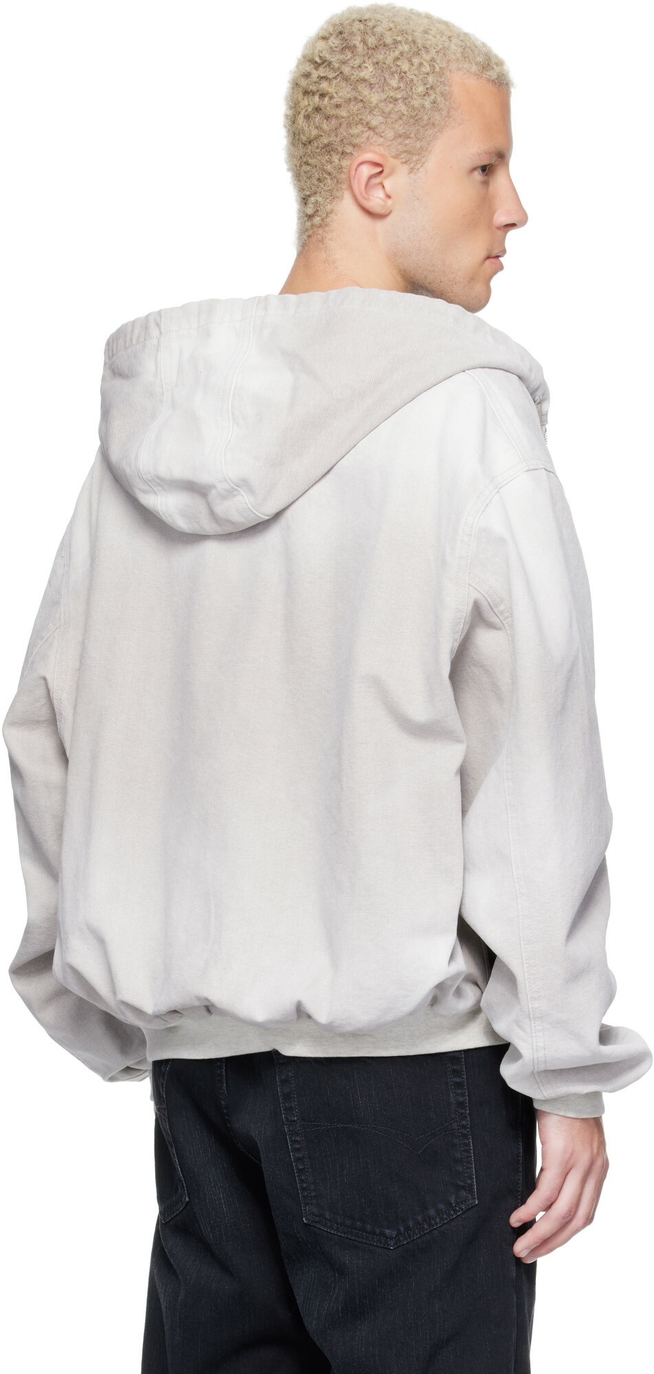 ALEXANDER DIGENOVA Gray Underground Canvas Jacket