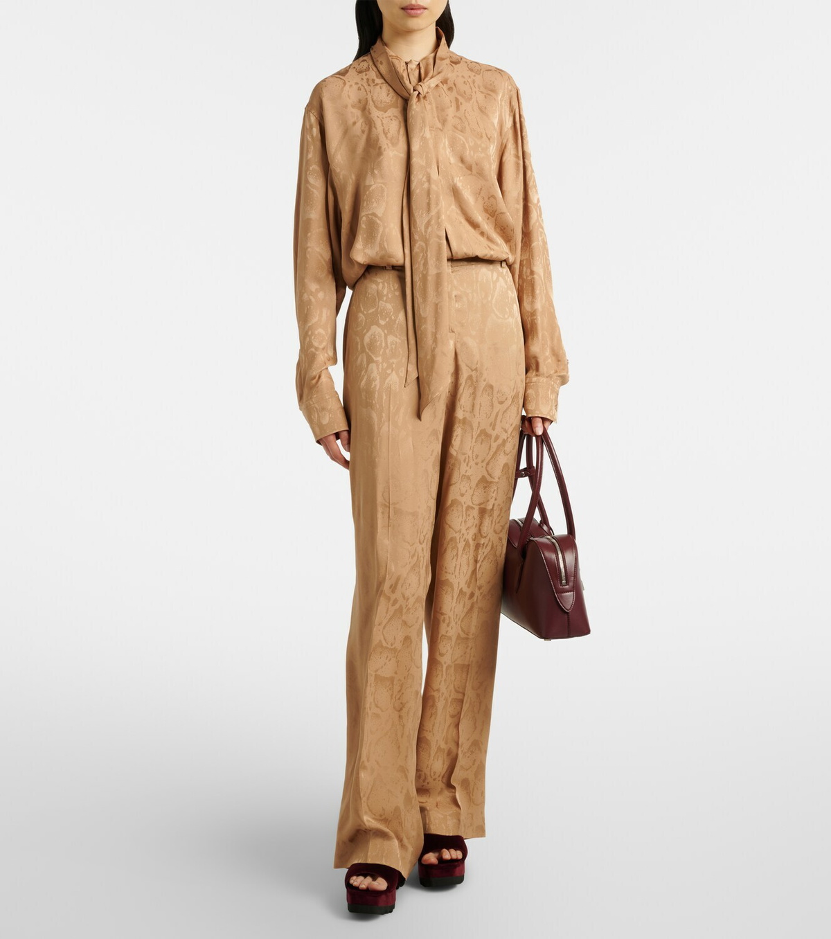 Stella McCartney Sneak Elyse velvet wedge mules