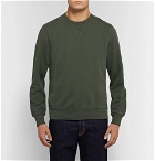 J.Crew - Loopback Cotton-Jersey Sweatshirt - Men - Dark green
