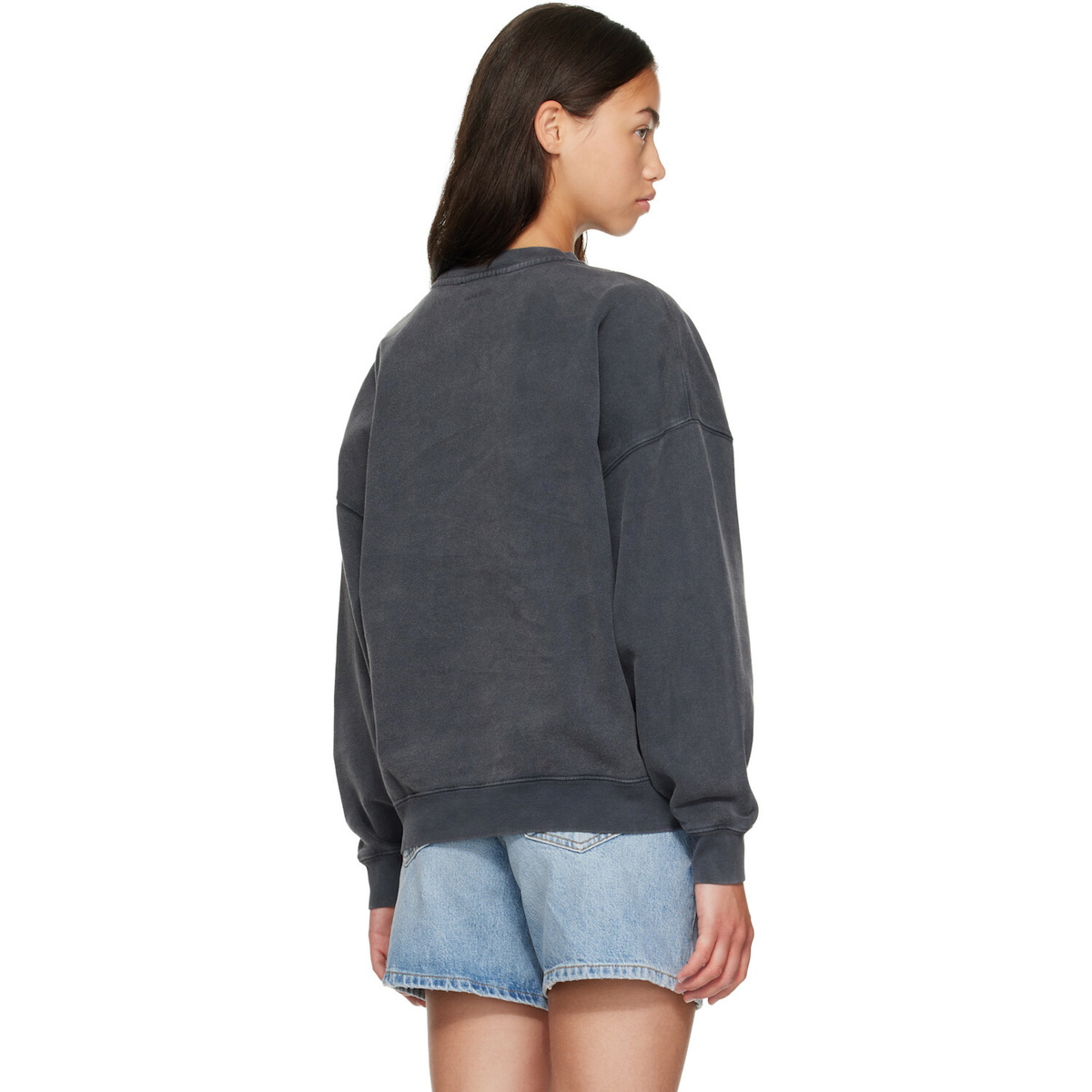 ANINE BING Black Miles New Classic Sweatshirt