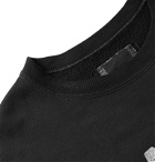 Cav Empt - Logo-Appliquéd Printed Loopback Cotton-Jersey Sweatshirt - Black