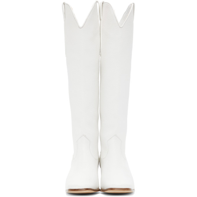 BY FAR White Willa Boots By Far