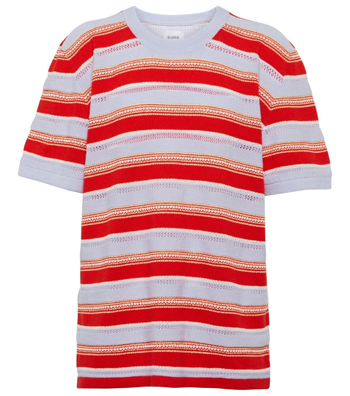 Photo: Barrie Striped cotton and cashmere top