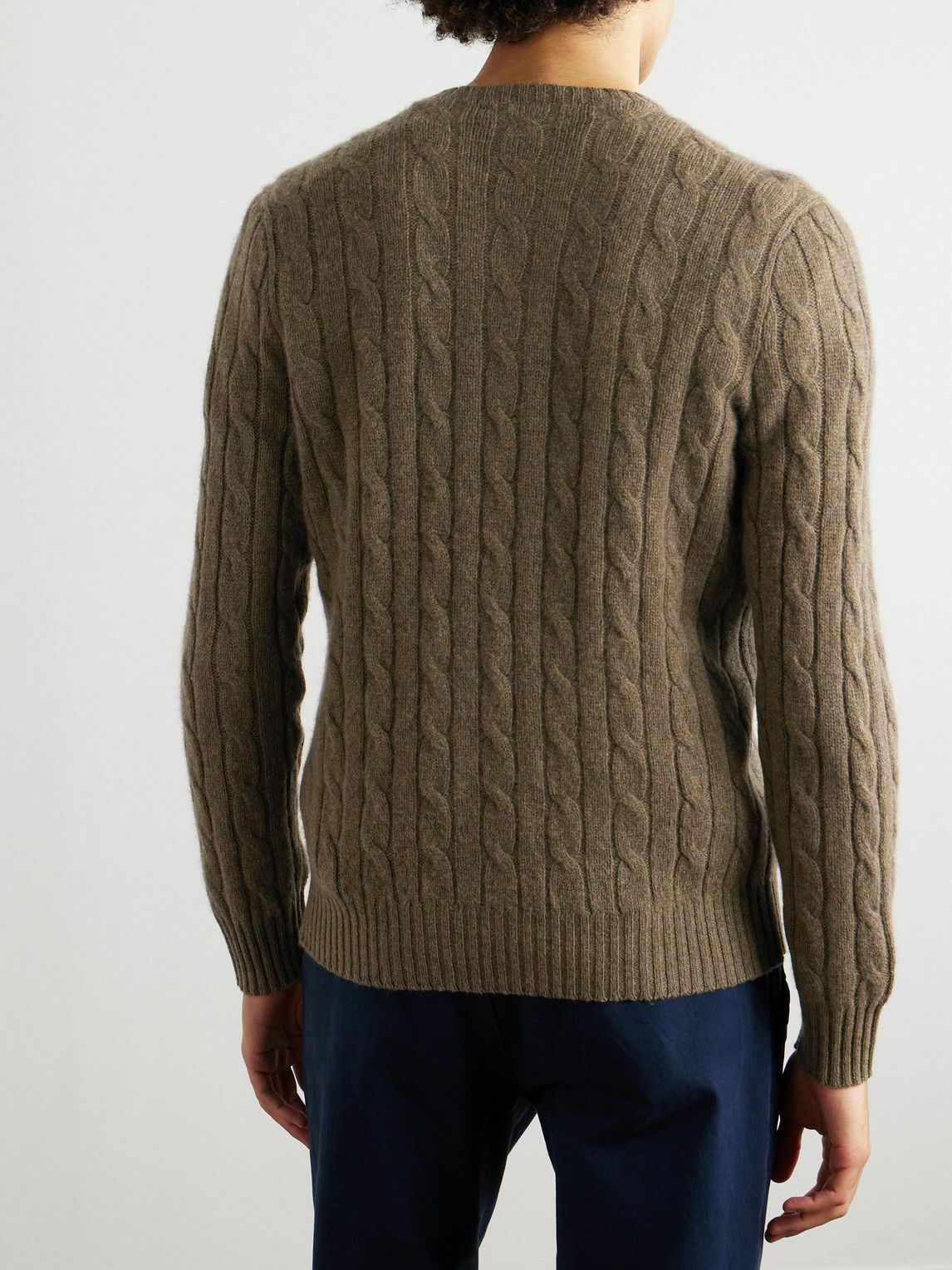 Polo Ralph Lauren - Cable-Knit Cashmere Sweater - Green Polo Ralph