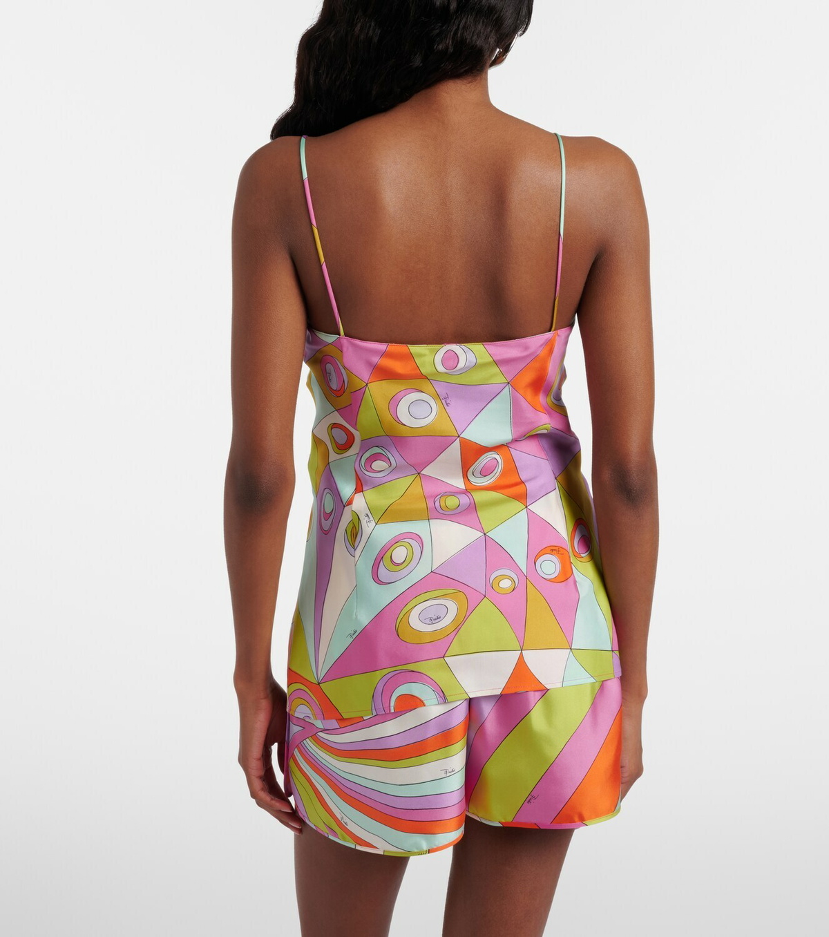 Pucci Occhi silk satin top